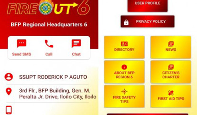 BFP-6 launches mobile app for faster fire response