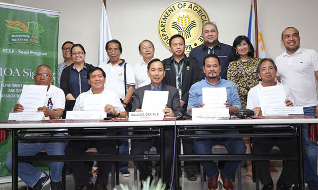 DA forges ties with seed growers coops to rollout distribution of rice seeds under RCEF