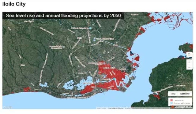Rising sea levels could erase Iloilo City by 2050 – study