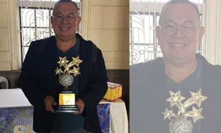 Bacolod sportsman receives Sports Patron Award for Volleyball