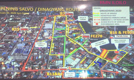 Several Iloilo City streets closed on Jan. 10 for Dinagyang 2020 opening salvo