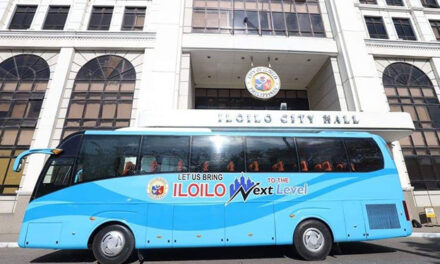 Tourist bus for Iloilo City