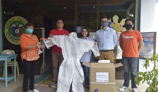 PECO donates medical-grade PPEs to Iloilo frontliners