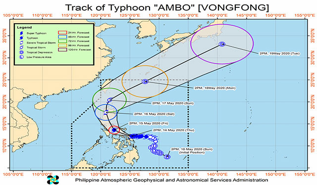 Signal No.1 up over 4 Iloilo towns due to Ambo