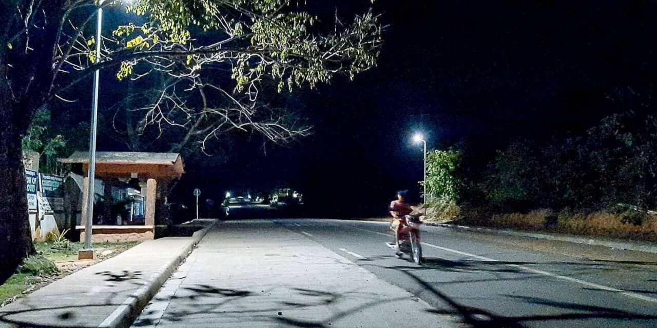 248 solar streetlamps illuminate Concepcion