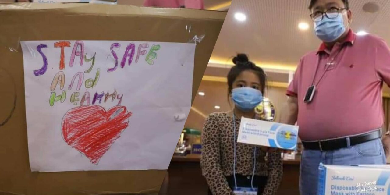 7-year-old girl donates 5K face masks to frontliners in Iloilo City