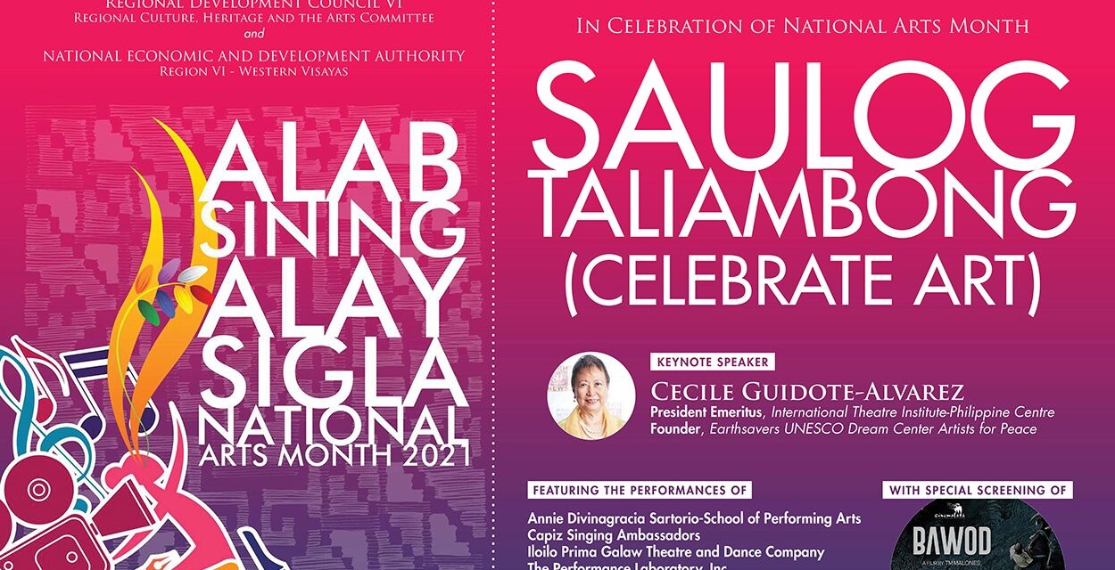 RDC-6 Culture Committee, NEDA-6 to launch Saulog Taliambong to kick off National Arts Month
