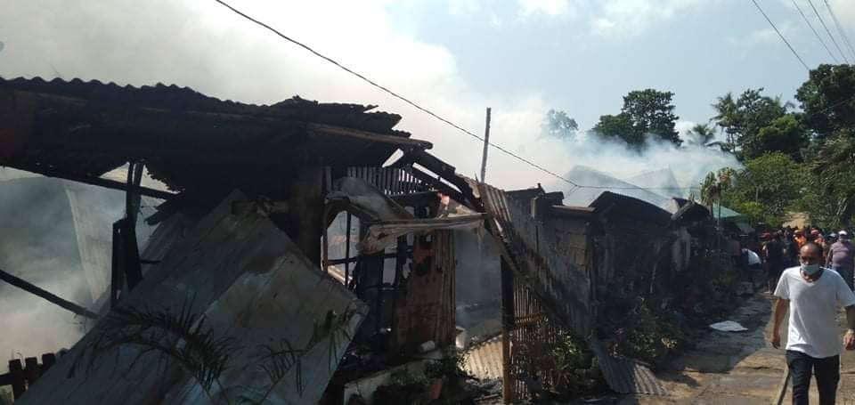 Fire razes houses in Estancia, leaves P2.3M in damage