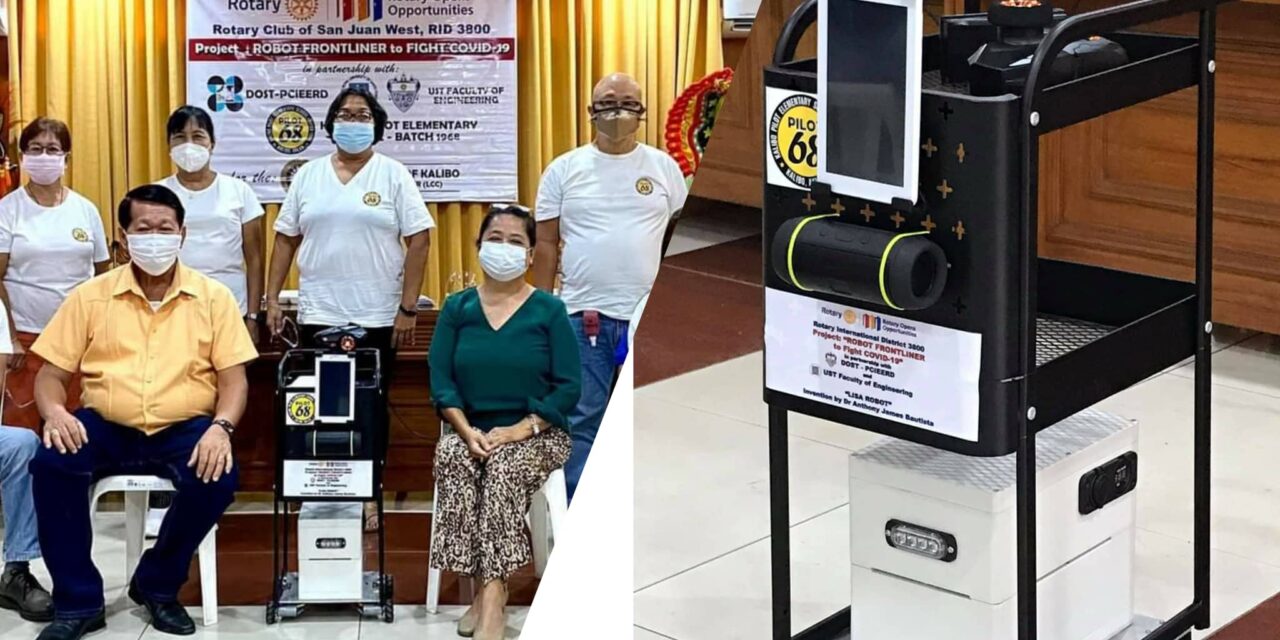 Robot to help care for COVID-19 patients in Kalibo