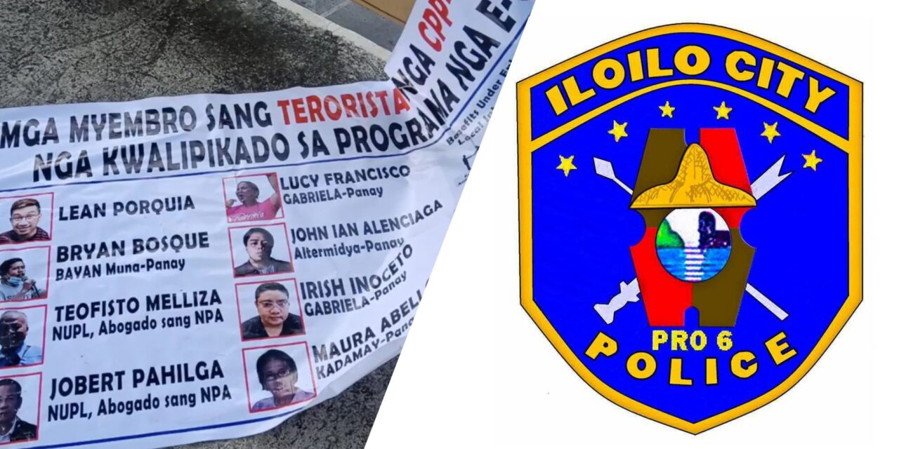 Iloilo City police probe red-tagging of activists