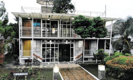 Upcycled container vans provide staff housing in GBP’s Iloilo plant