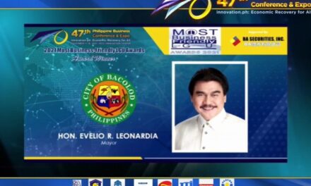 Bacolod City bags 2021 Most Business-Friendly LGU Award
