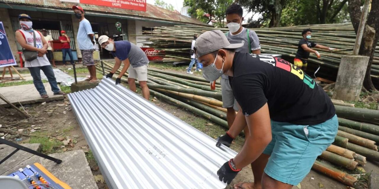 Sotto donates P1M worth of relief goods, construction materials to Iloilo City