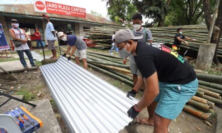 Sotto donates P1M worth of relief goods, construction materials to Iloilo City