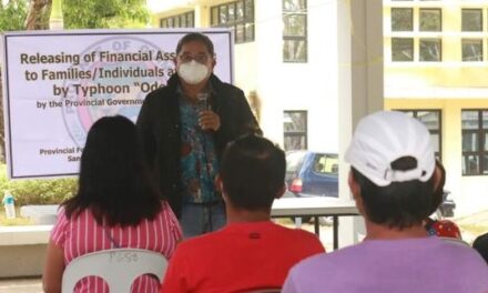 Typhoon Odette affected families in Guimaras get aid