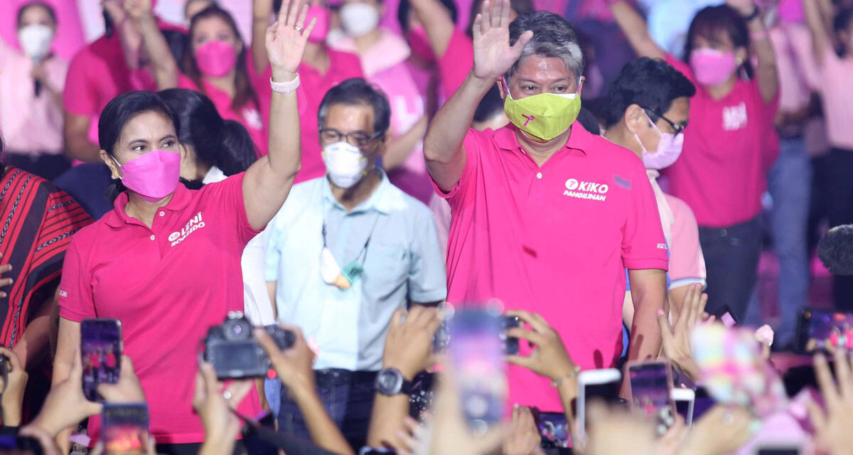 Robredo-Pangilinan tandem to hold grand rally in Iloilo on Feb. 25