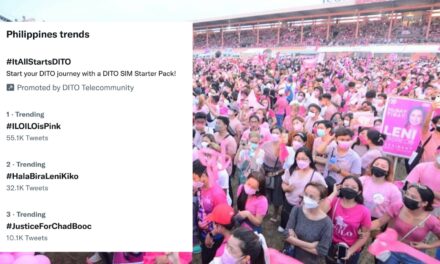 Leni’s campaign rally in Iloilo trends nationwide