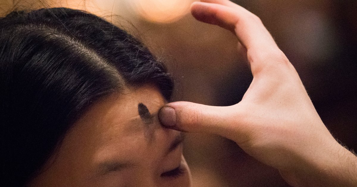 Ash crosses on foreheads allowed this year