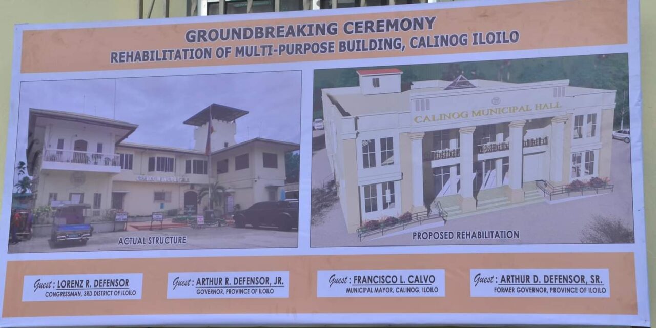Rehabilitation of Calinog Municipal Hall starts