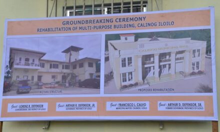 Rehabilitation of Calinog Municipal Hall starts