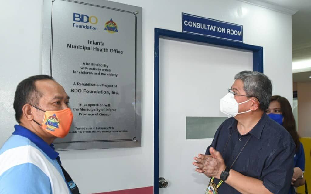 BDO Foundation rehabs health centers in Agusan, Iloilo, Quezon and Zamboanga