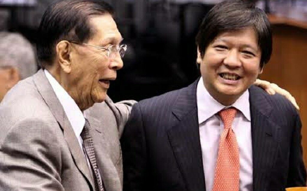 Plot to ‘embarrass’ Marcos real, Enrile warns