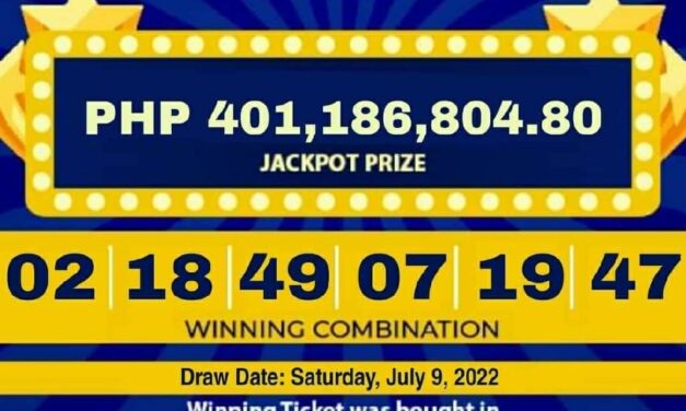 Iloilo City bettor wins P401-M Grand Lotto jackpot