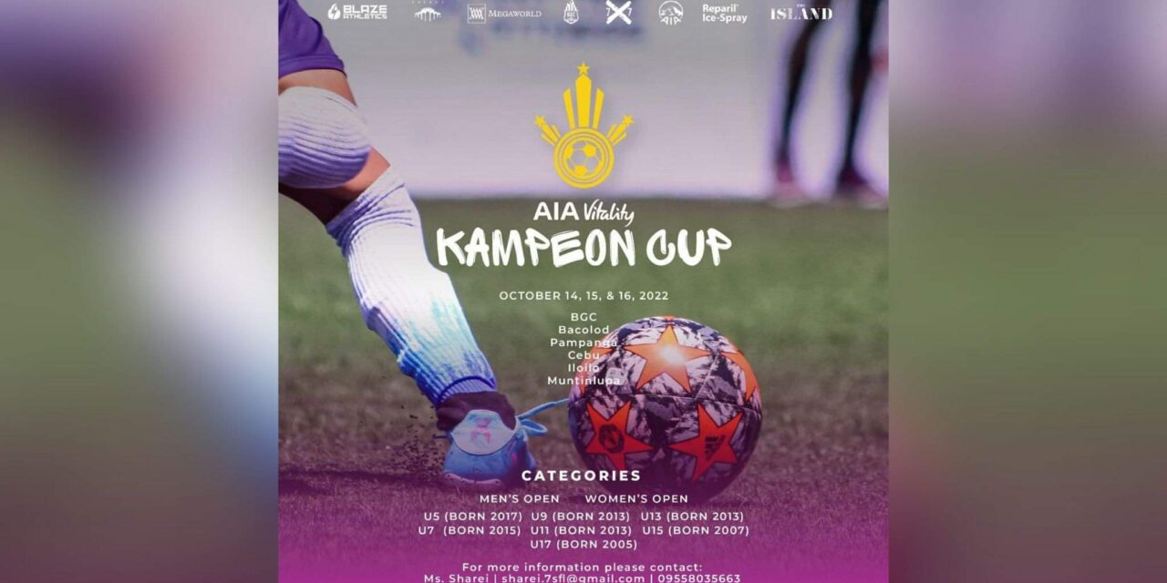 Iloilo to compete in AIA Kampeon Cup in Bacolod