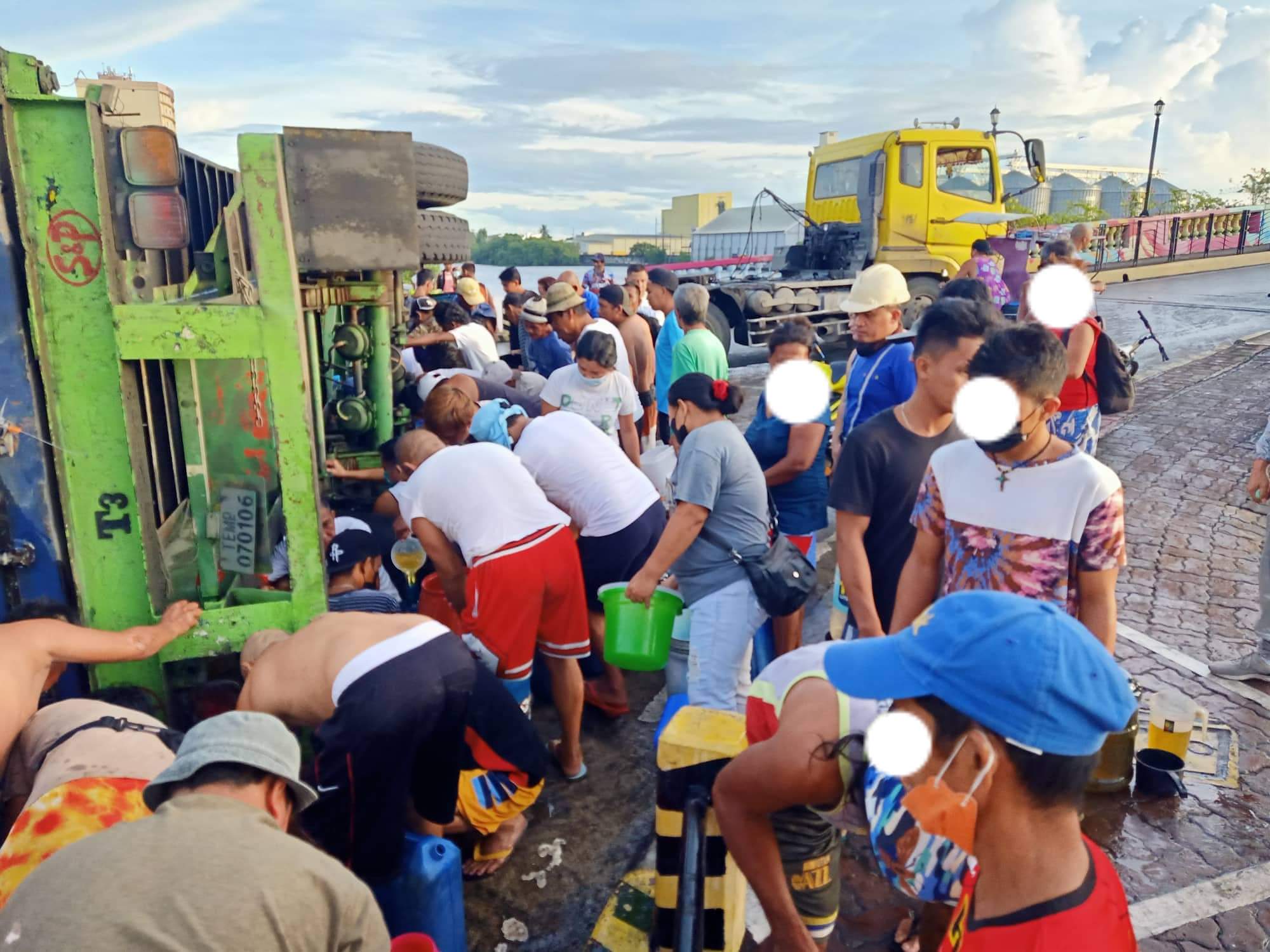 ‘Contaminated’: Residents told to return spilled oil