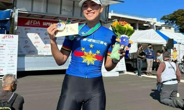 Bacolod cyclist snatches gold in Japan