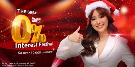Have the merriest holiday with Home Credit’s The Great 0 Pct Interest Festival