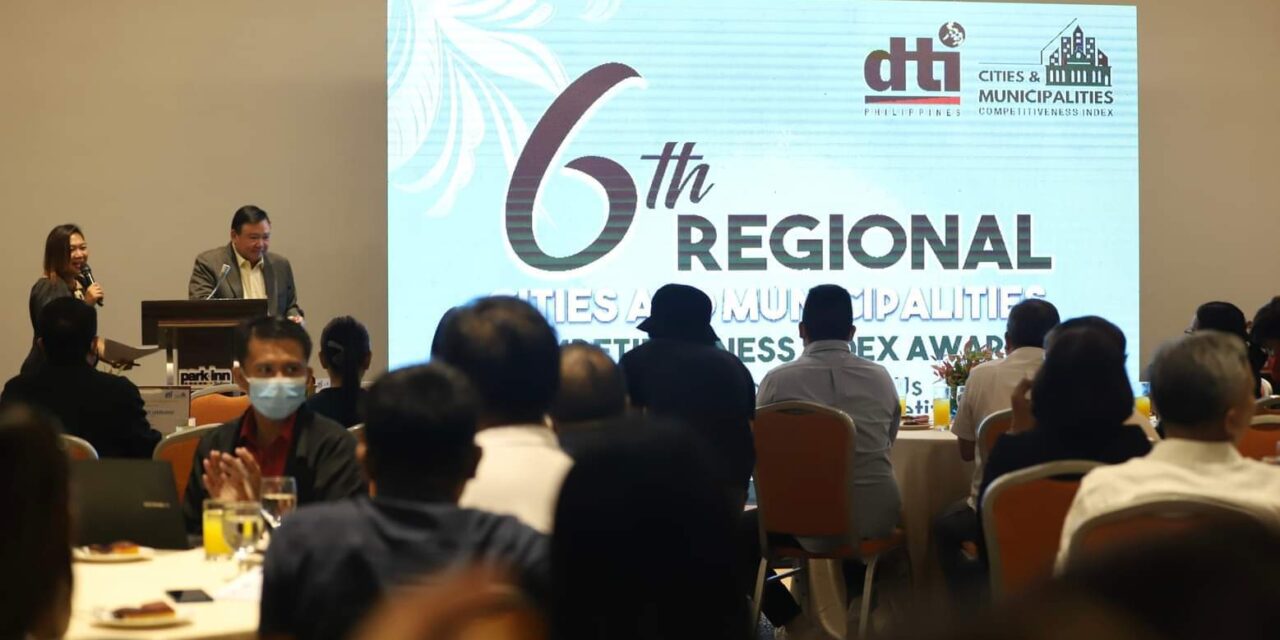 DTI-6 recognizes most competitive LGUs in Western Visayas