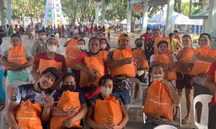 Ayala employees bring Noche Buena packs to 6K families in 6 provinces
