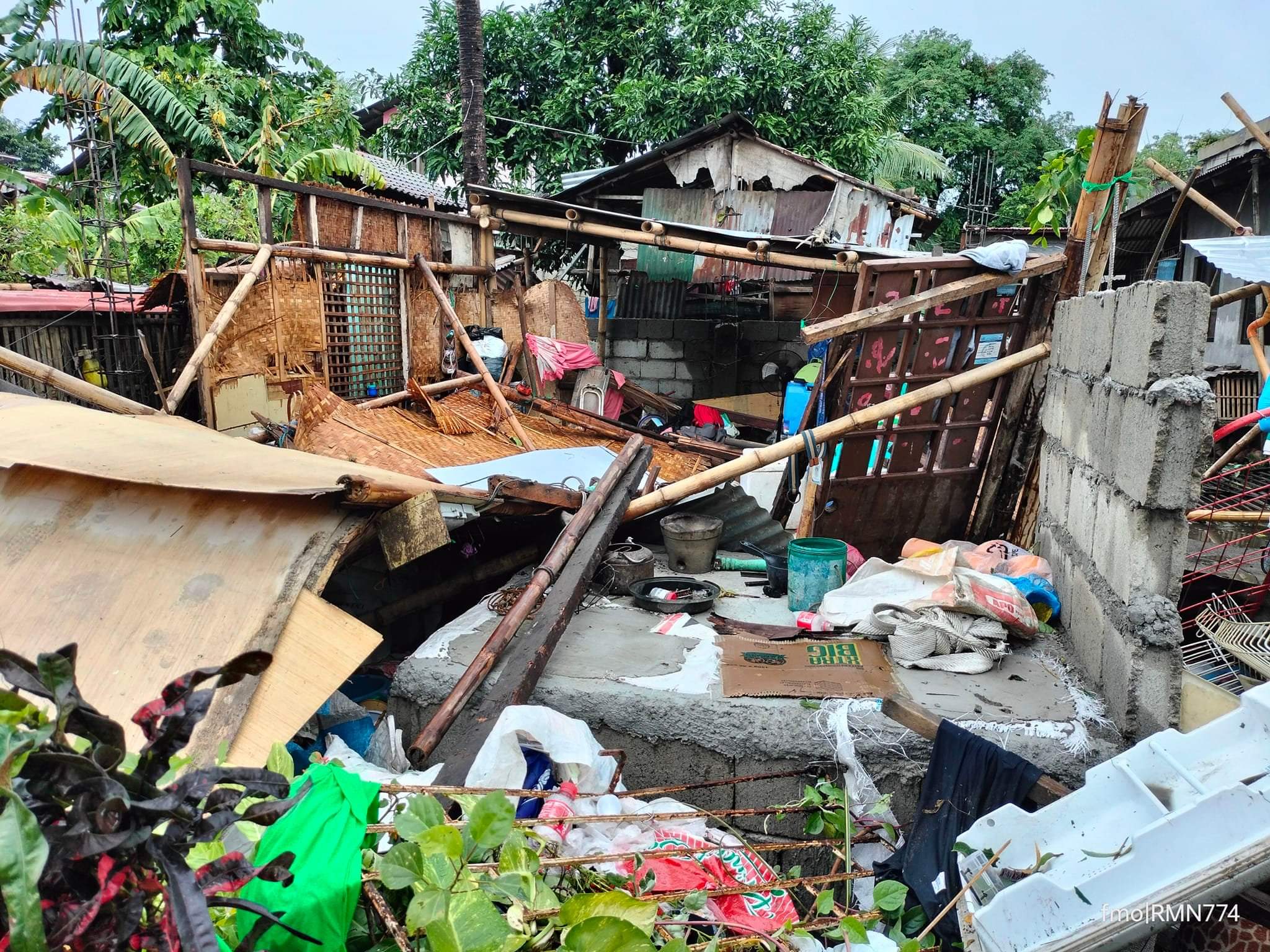 Tornado damages 200 houses, injures 5 in Iloilo