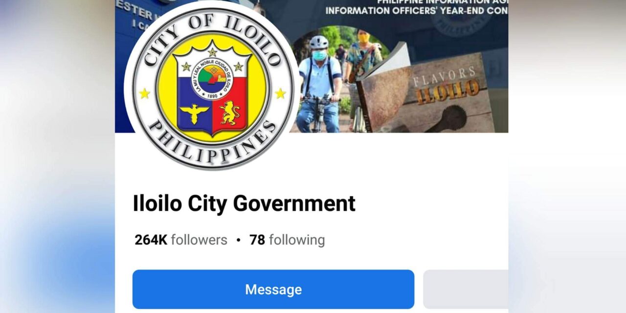 NBI probes hacking of Iloilo City Government’s FB page