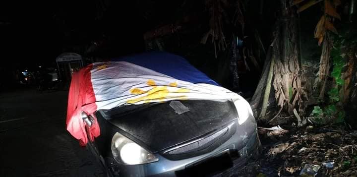 Man arrested for using PH flag as car cover