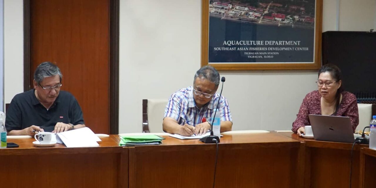 SEAFDEC inks pact with BFAR-6 for feasibility study of aquaculture feed mill