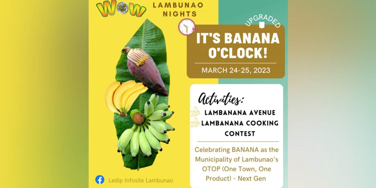 Lambunao eyes revival of banana industry