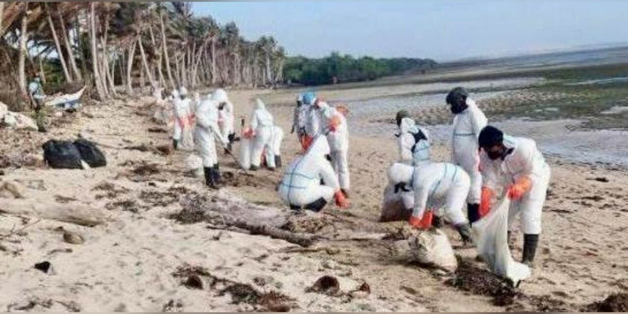 About 75 pct of oil spill-hit shorelines in Caluya, Antique cleaned up