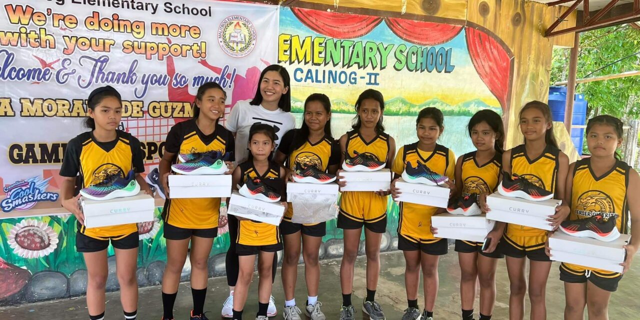 Barefoot players who won volleyball title receive shoes from PVL, Ilonggo supporters