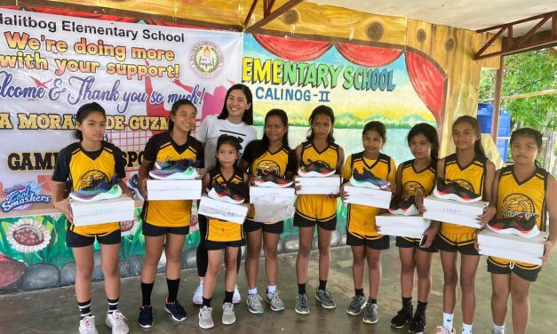Barefoot players who won volleyball title receive shoes from PVL, Ilonggo supporters