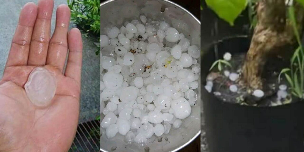 Ice pellets hit parts of Iloilo province