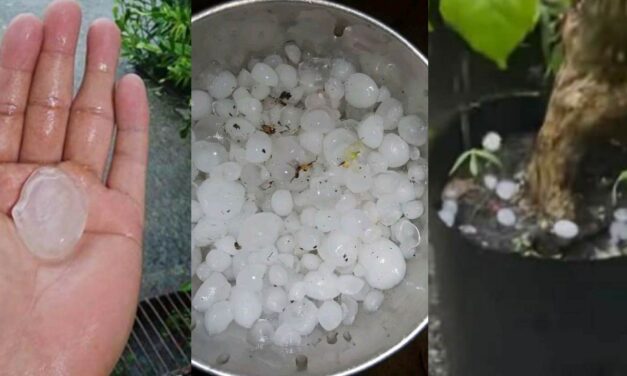 Ice pellets hit parts of Iloilo province