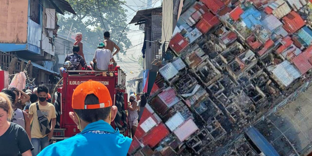 Over 80 houses in Iloilo City destroyed; fire blamed on unattended candle