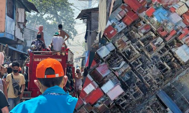 Over 80 houses in Iloilo City destroyed; fire blamed on unattended candle