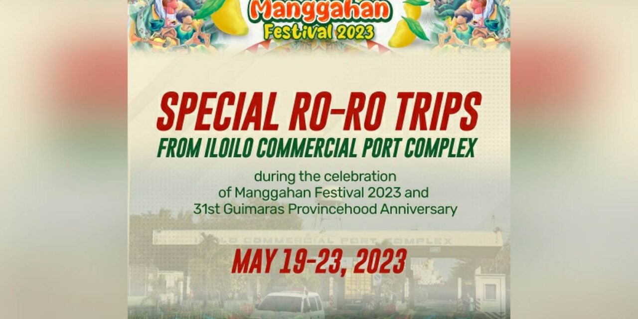 Special Ro-Ro trips set for Manggahan fest