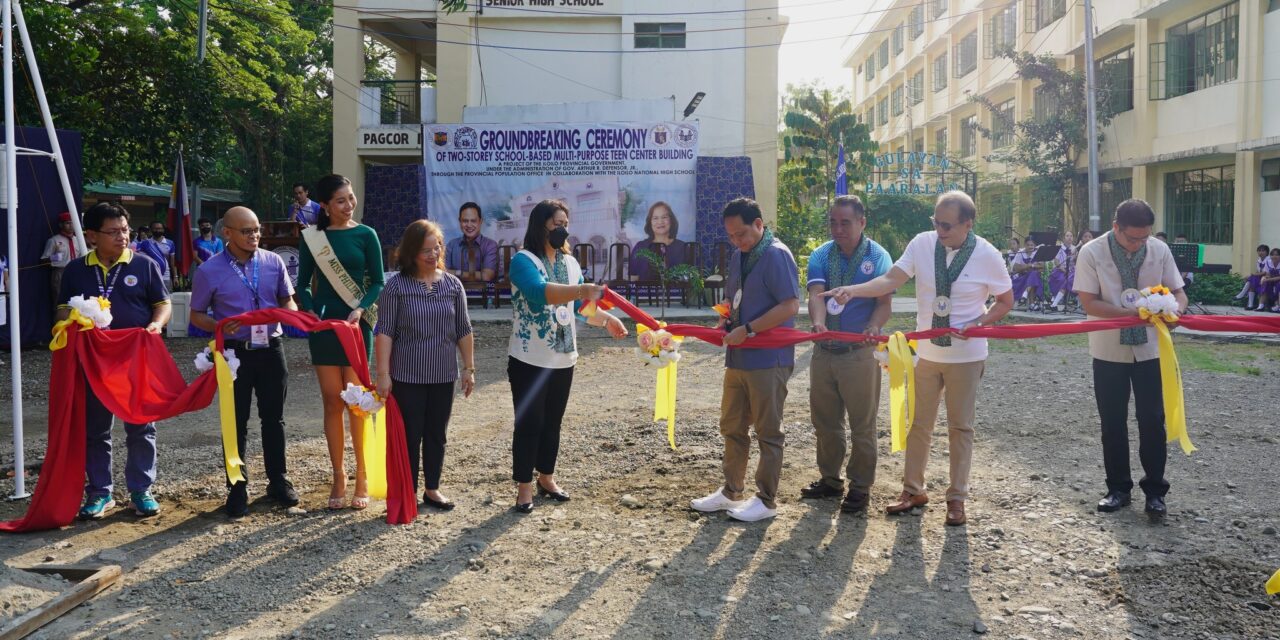 School-based teen center breaks ground in Iloilo