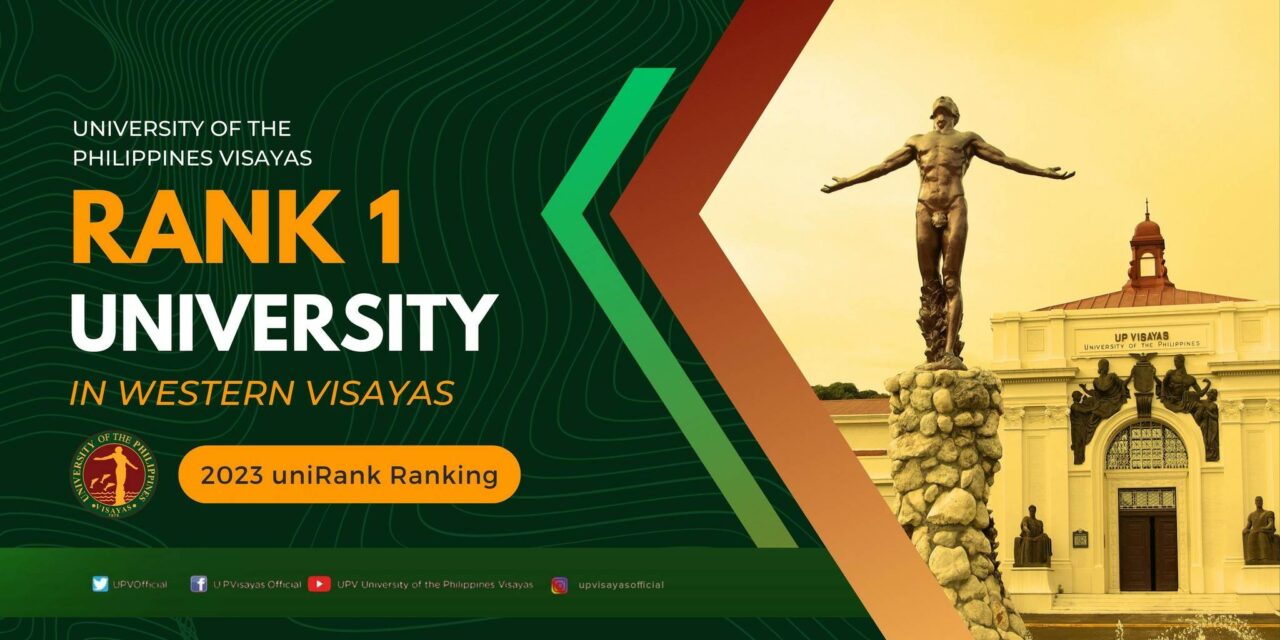 UP Visayas named 2023 top university in Western Visayas by uniRank