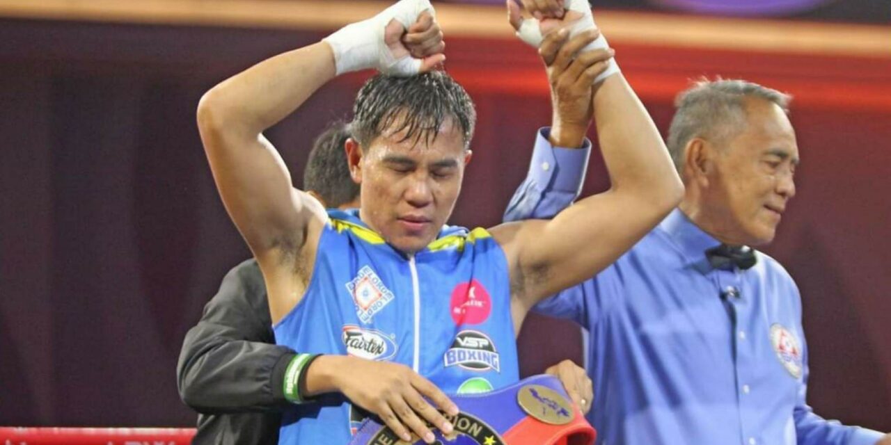 Ilonggo boxer secures featherweight belt in PAGCOR tourney