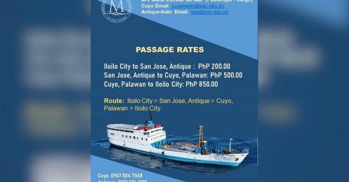 Antique-Palawan maritime route reopening to boost trade, tourism